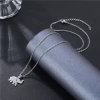 Stainless steel jewelry in stock: Amazon's trendy elephant necklace, new hip-hop elephant collarbone chain, simple sweater chain Application Scenario